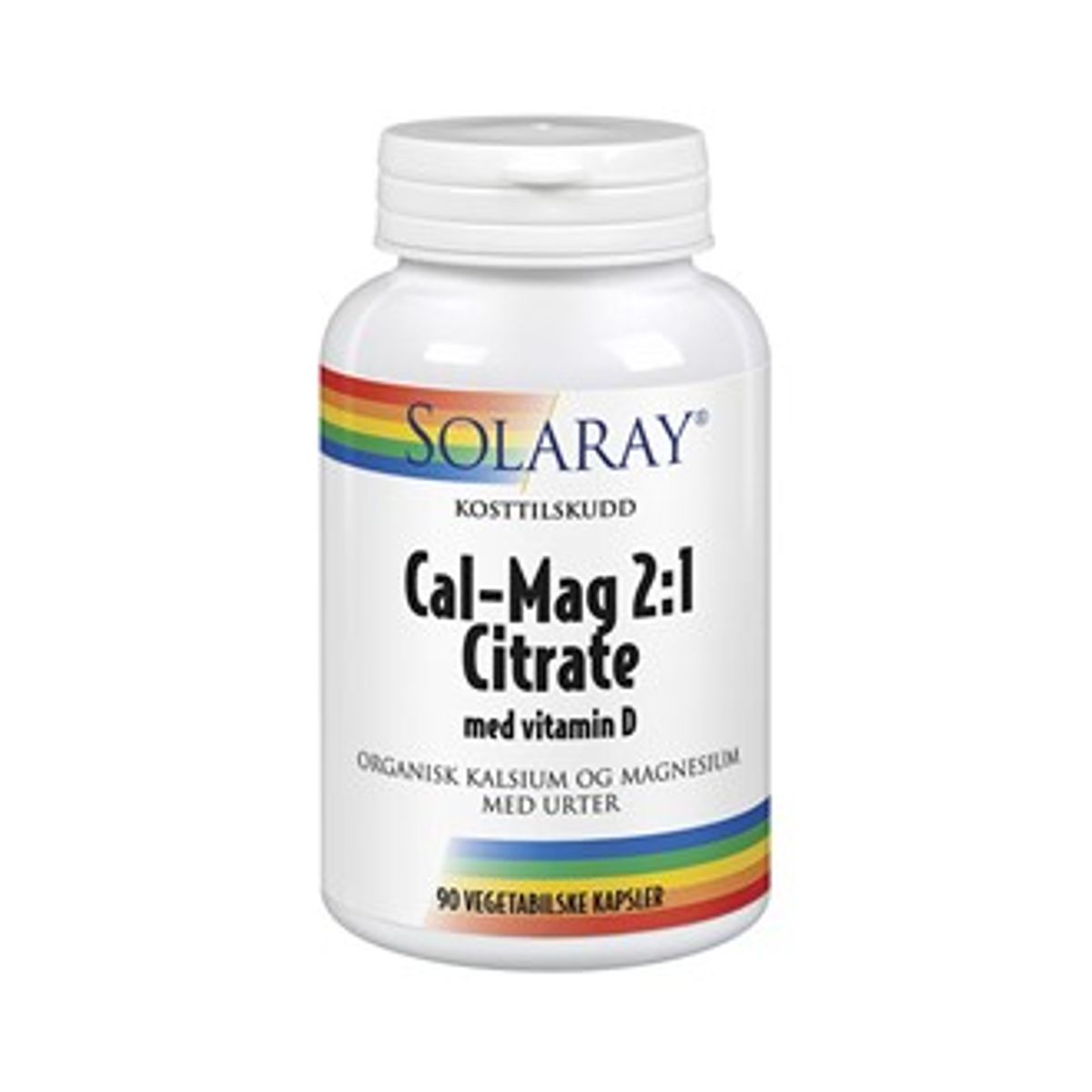 Solaray kalsium-magnesium 2:1 m/d-vitamin 90kap