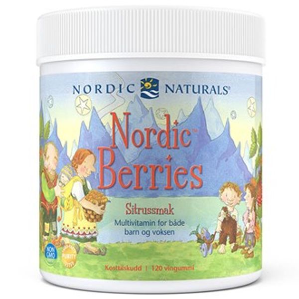 Hovedbilde Nordic naturals multivitamin vingummi 120stk sitrus smak